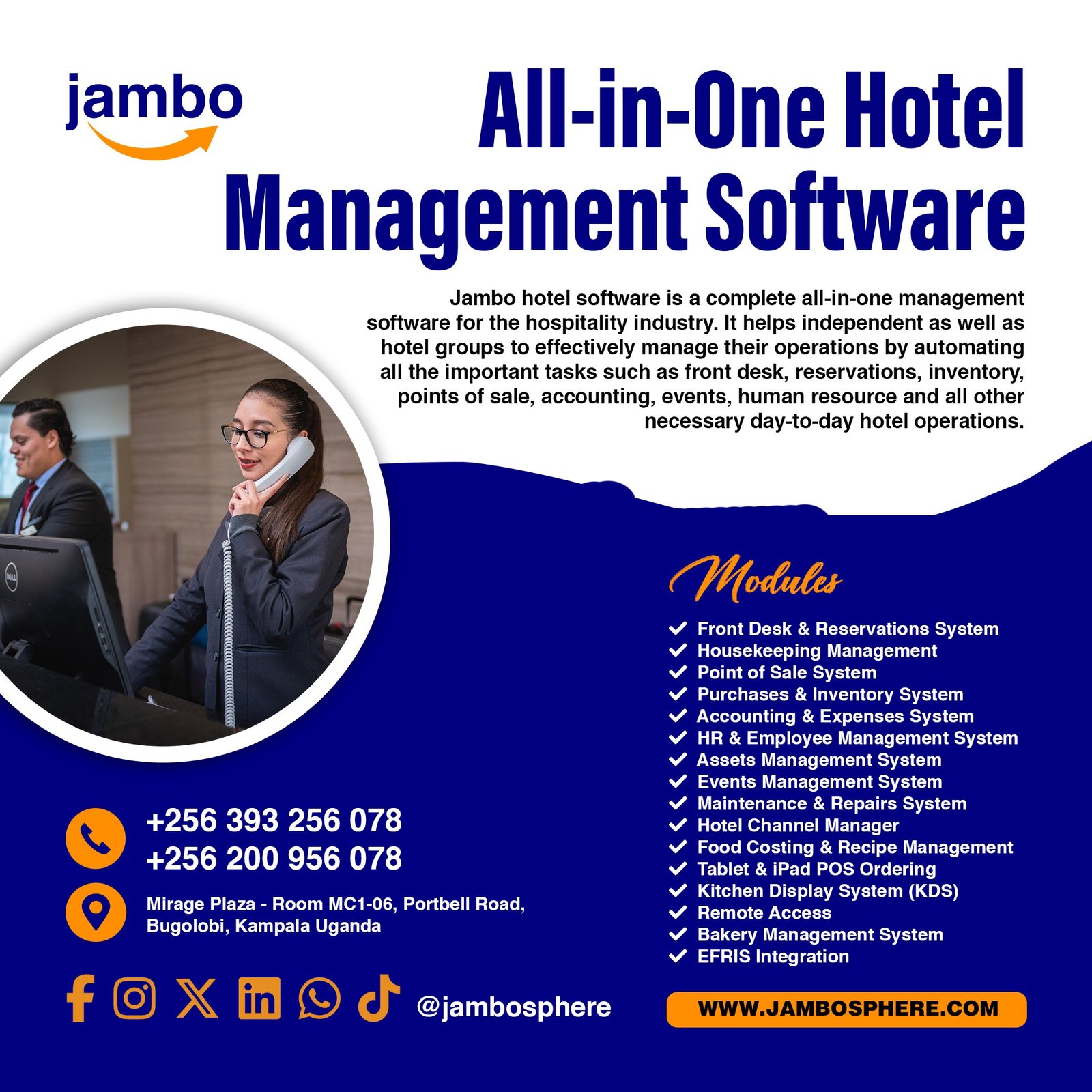 Jambo Hotel Software | All-in-One Hotel Management System
